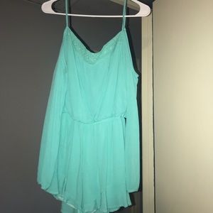 Turquoise Romper from Dress Up Boutique